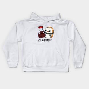 You Complete Me Cute Sushi Soy Sauce Pun Kids Hoodie